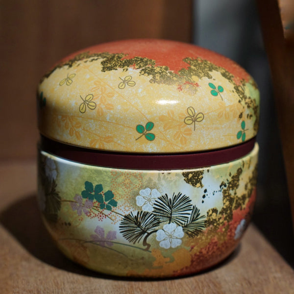 Japanese tea tin "Nagano"